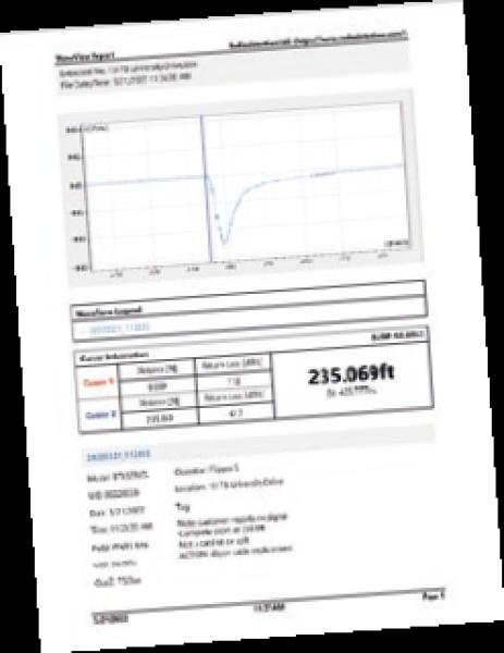 WaveView Protokollausdruck